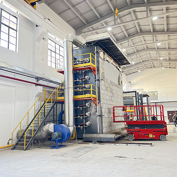 EN 1363-1垂直有效的防火测试炉集成炉 